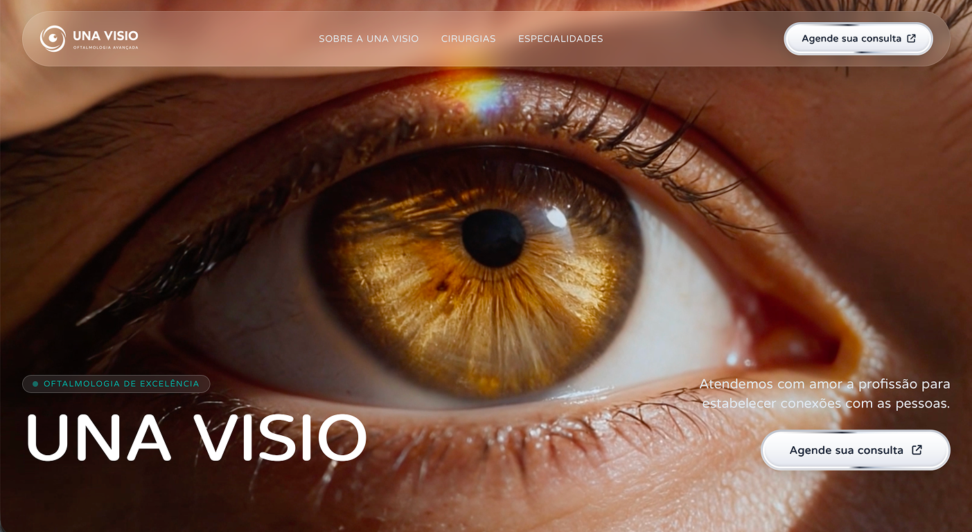 Site refeito com o método Falcon Code — Una Visio